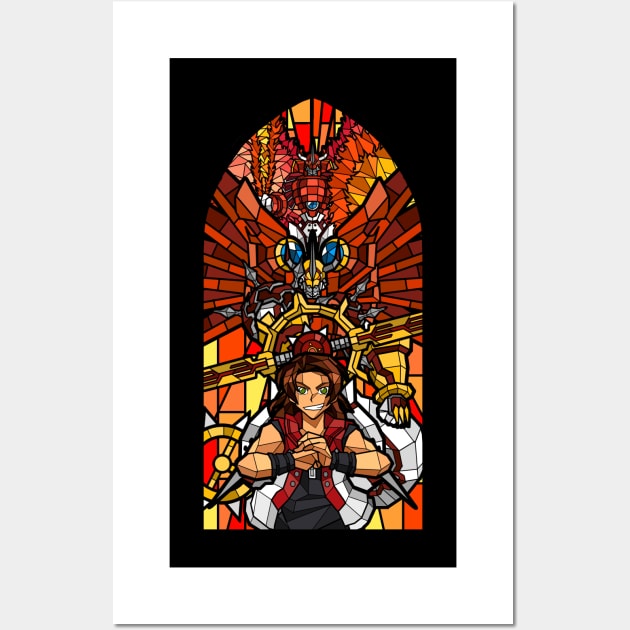 Digistained Glass Masaru Wall Art by NightGlimmer